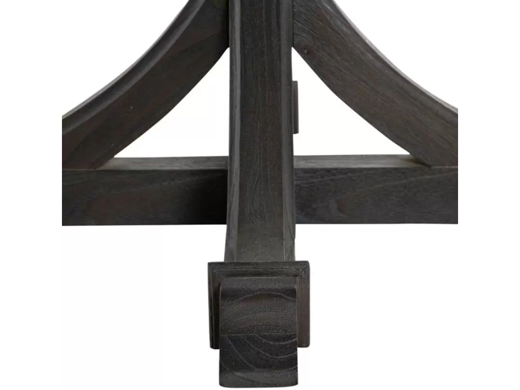 Adams Round Dining Table - Dark - image 6