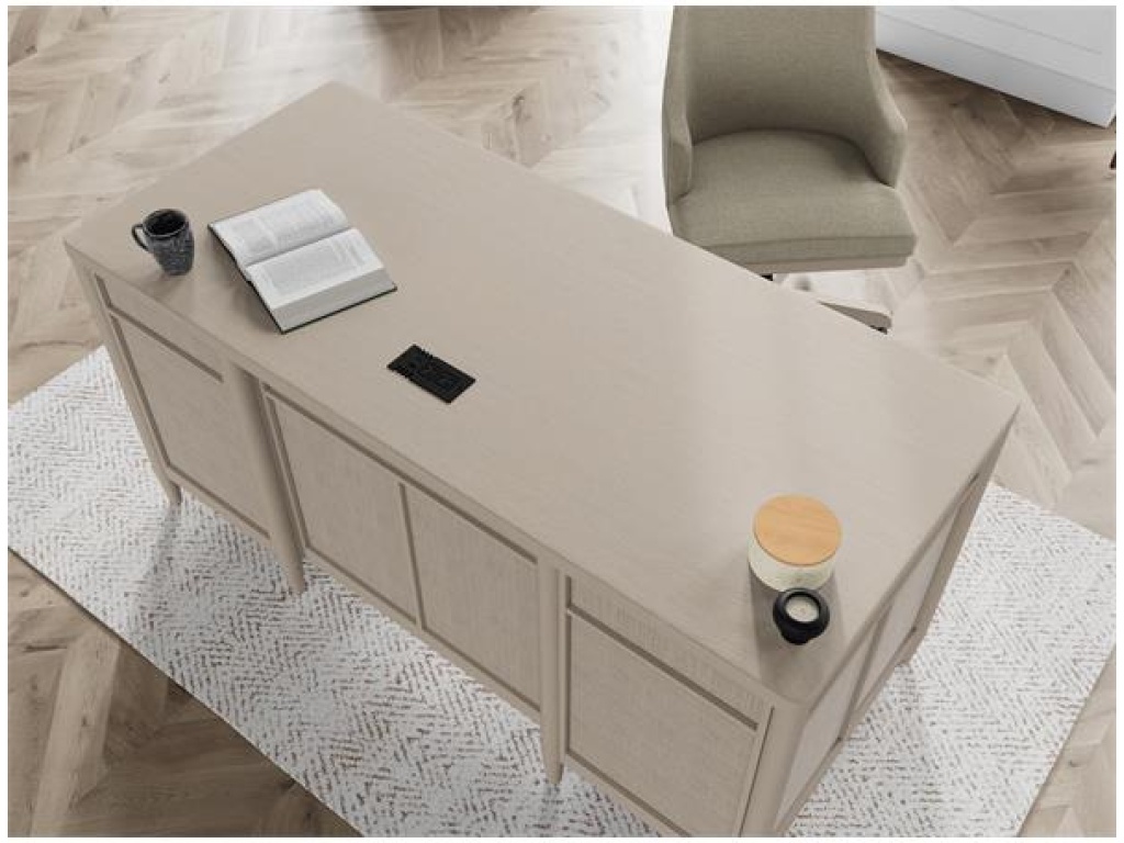 Upholstered Desk Chair - image 1