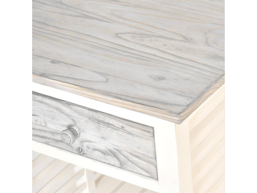 Sea Winds Islamorada End Table in Dapple Grey/Blanc - image 6