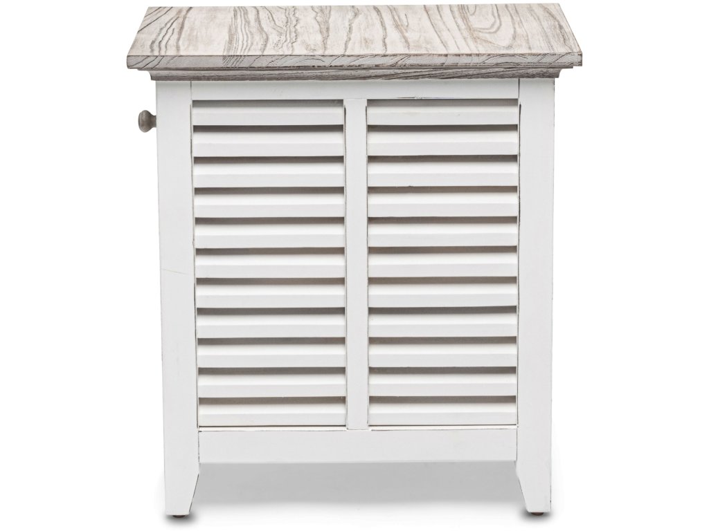 Sea Winds Islamorada Chairside Table in Dapple Grey/Blanc - image 4