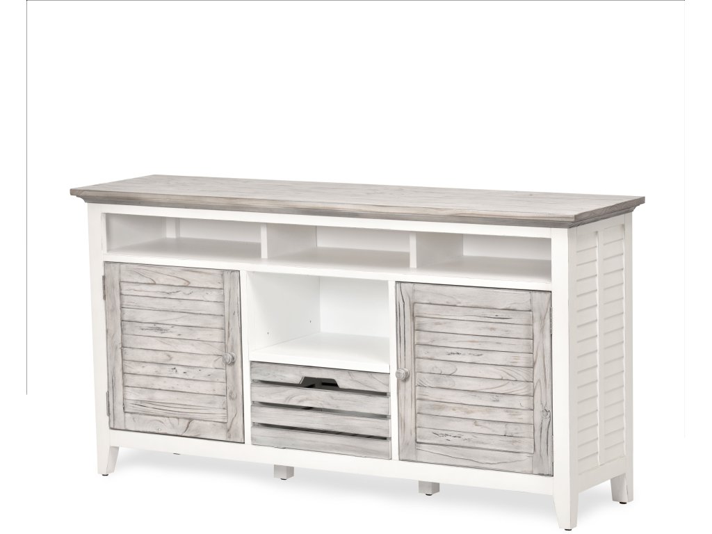 Sea Winds Islamorada Entertainment Center in Dapple Grey/Blanc - main image