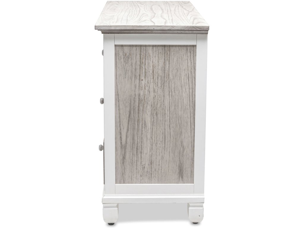 Sea Winds Islamorada 4 Drawer Chest/Single Chest in Dapple Grey/Blanc - image 6