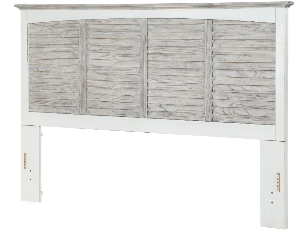 Sea Winds Islamorada King Headboard in Dapple Grey/Blanc - image 5