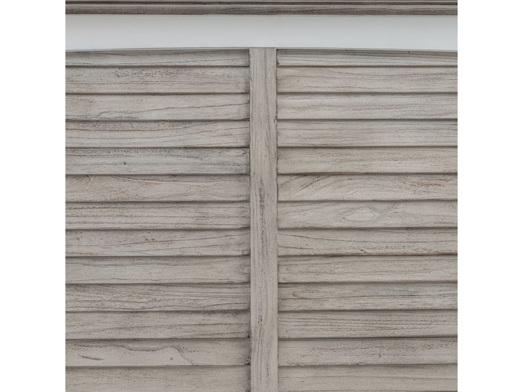 Sea Winds Islamorada King Headboard in Dapple Grey/Blanc - image 3