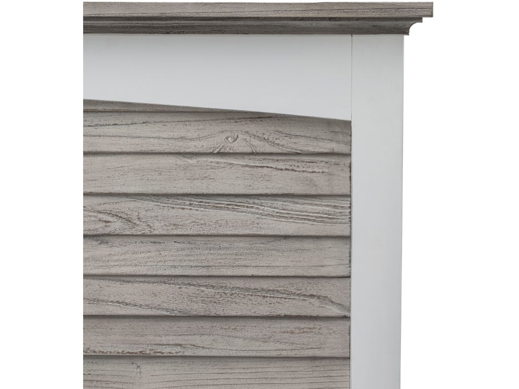 Sea Winds Islamorada King Headboard in Dapple Grey/Blanc - image 4