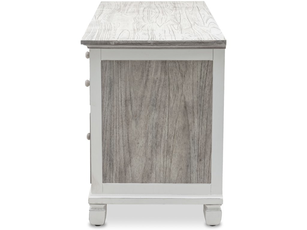Sea Winds Islamorada Desk & Chair Set in Dapple Grey/Blanc - image 9