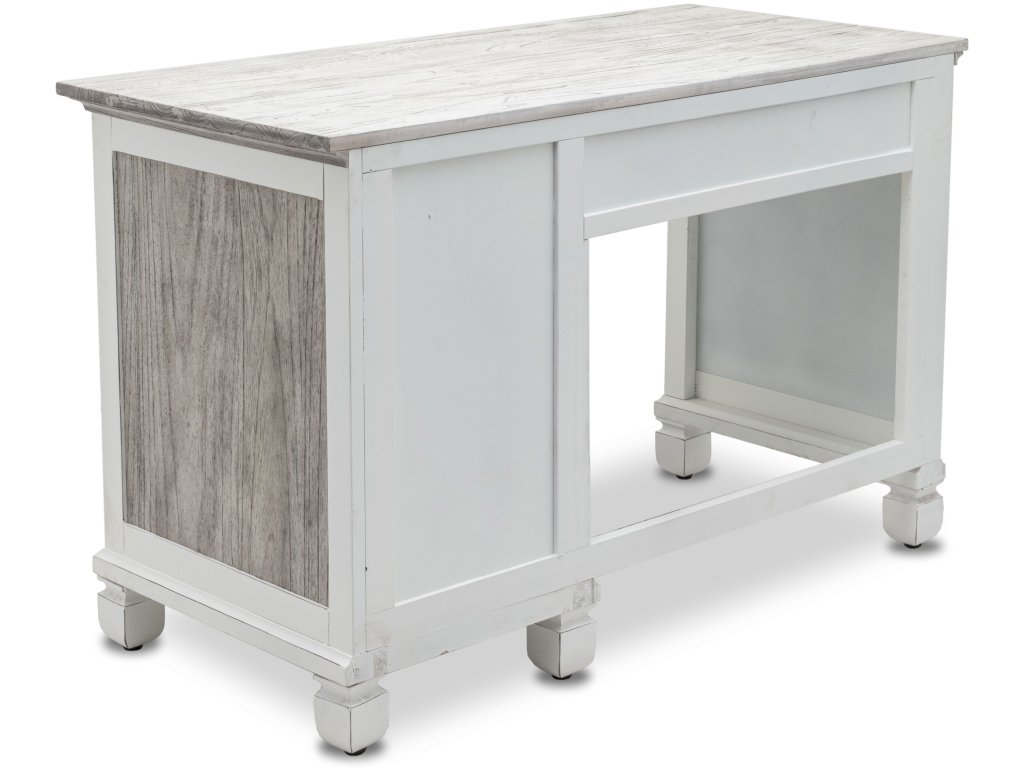 Sea Winds Islamorada Desk & Chair Set in Dapple Grey/Blanc - image 3
