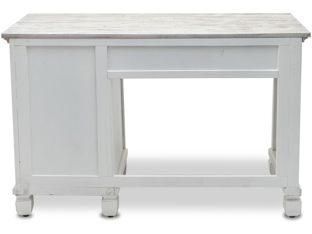 Sea Winds Islamorada Desk & Chair Set in Dapple Grey/Blanc - image 4