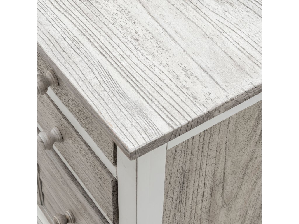 Sea Winds Islamorada Desk & Chair Set in Dapple Grey/Blanc - image 5