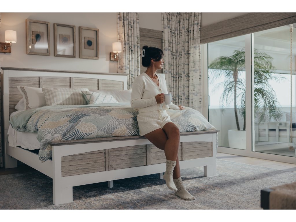 Sea Winds IslamoradaTwin Headboard in Dapple Grey/Blanc - image 3