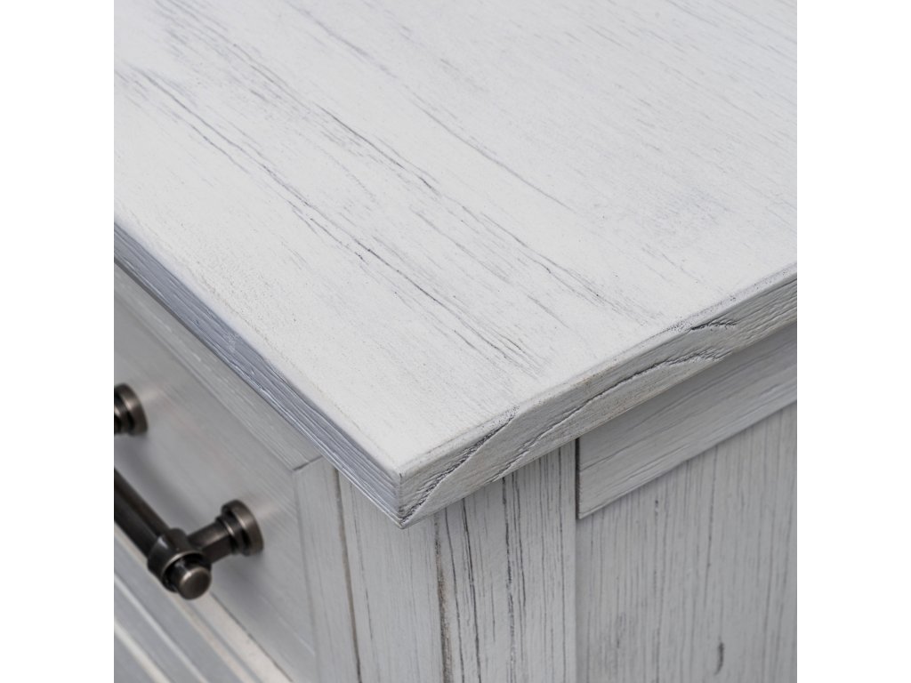 Sea Winds Surfside 5 Drawer Chest in Distressed White - image 6