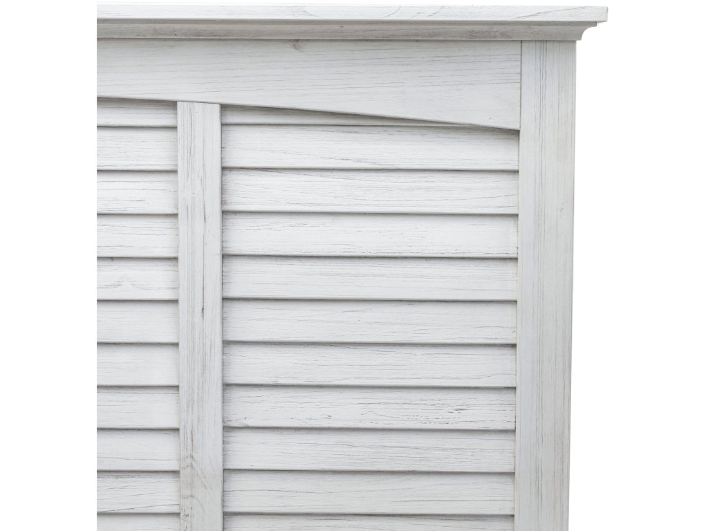 Sea Winds Surfside Queen Headboard in Distressed White - image 3