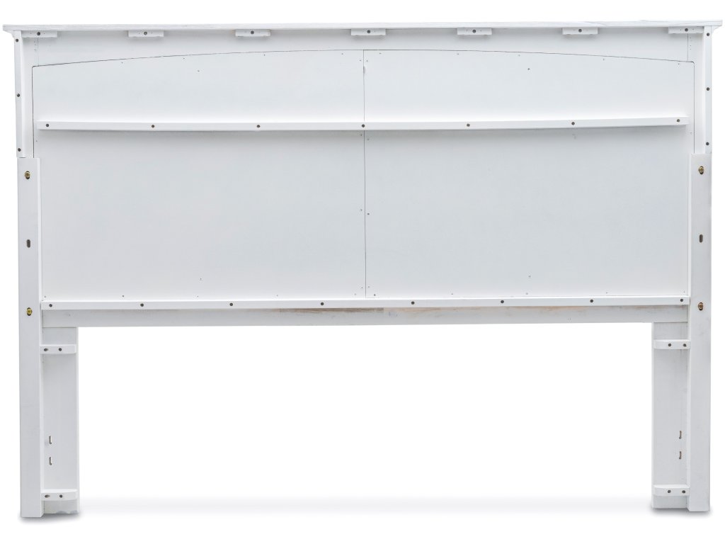 Sea Winds Surfside King Headboard in Distressed White - image 2