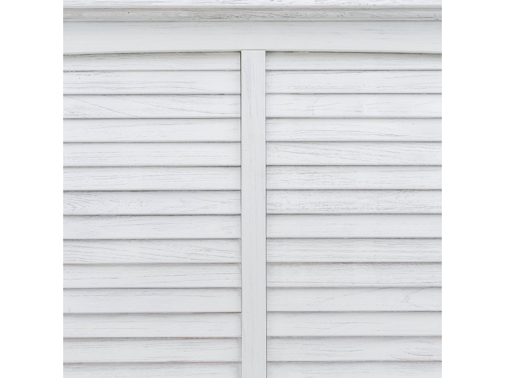 Sea Winds Surfside King Headboard in Distressed White - image 3