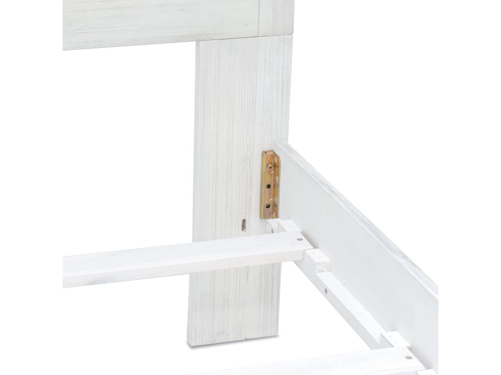 Sea Winds Surfside Queen Bed in Distressed White - image 3