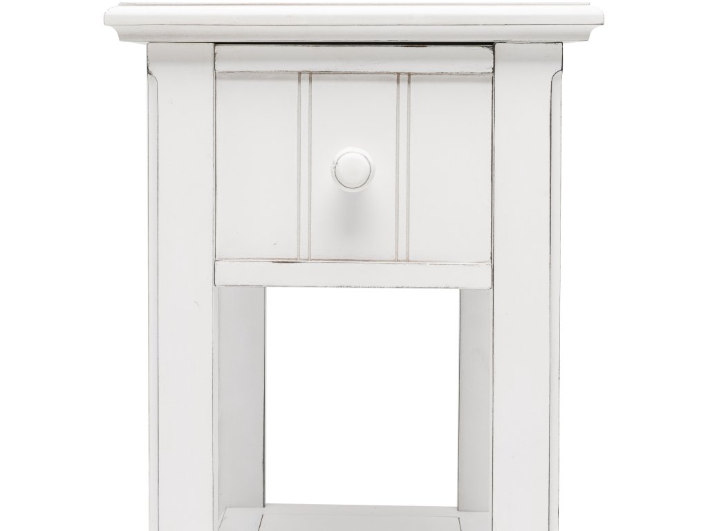 Sea Winds Monaco Chairside Table in Blanc - image 10
