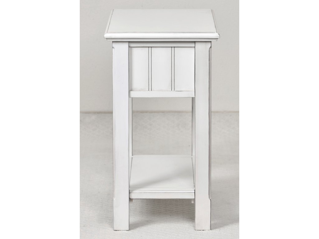Sea Winds Monaco Chairside Table in Blanc - image 5