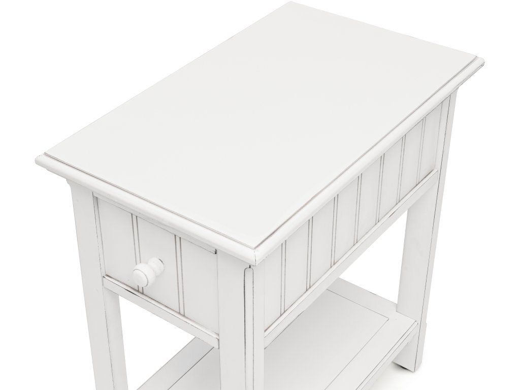 Sea Winds Monaco Chairside Table in Blanc - image 8