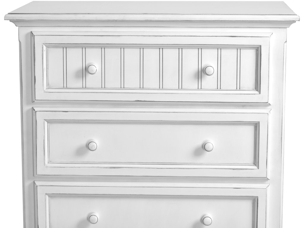 Sea Winds Monaco 5 Drawer Chest in Blanc - image 2