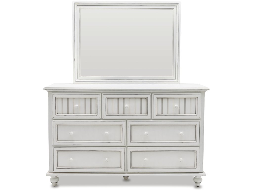 Sea Winds Monaco 7 Drawer Dresser in Blanc - image 9