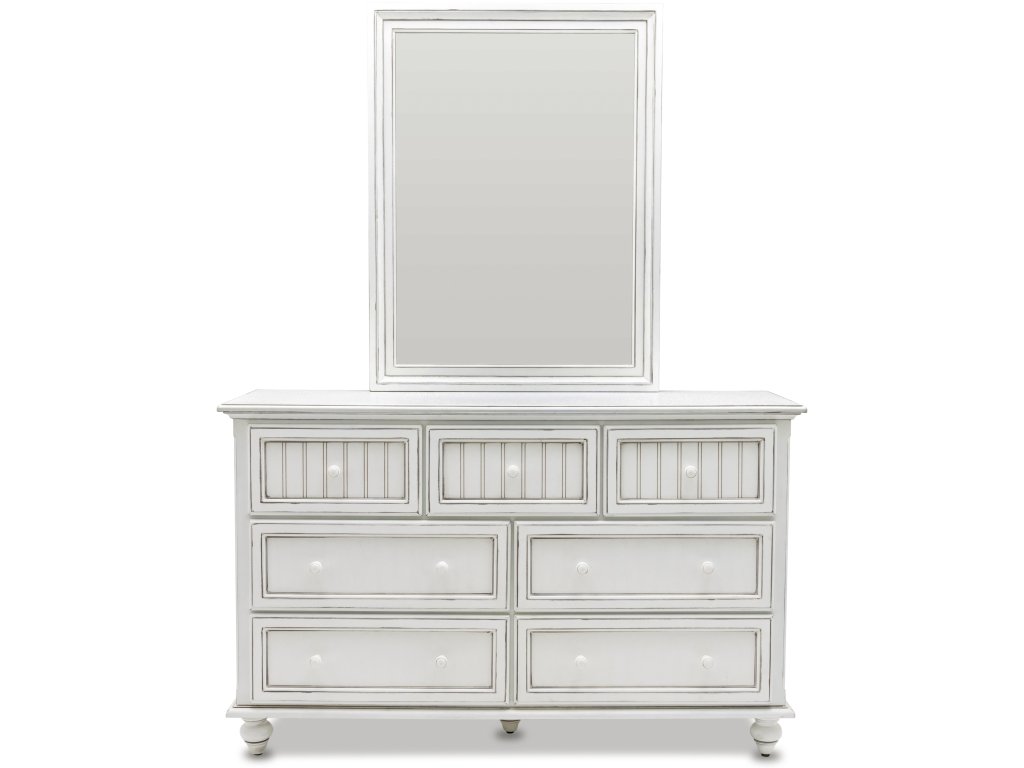 Sea Winds Monaco 7 Drawer Dresser in Blanc - image 8