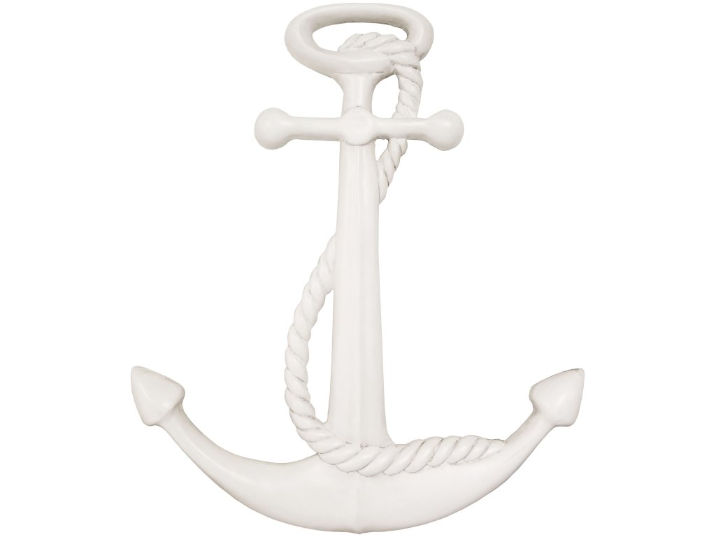 Sea Winds Monaco Round End Table with Anchor Insert in Blanc - image 12