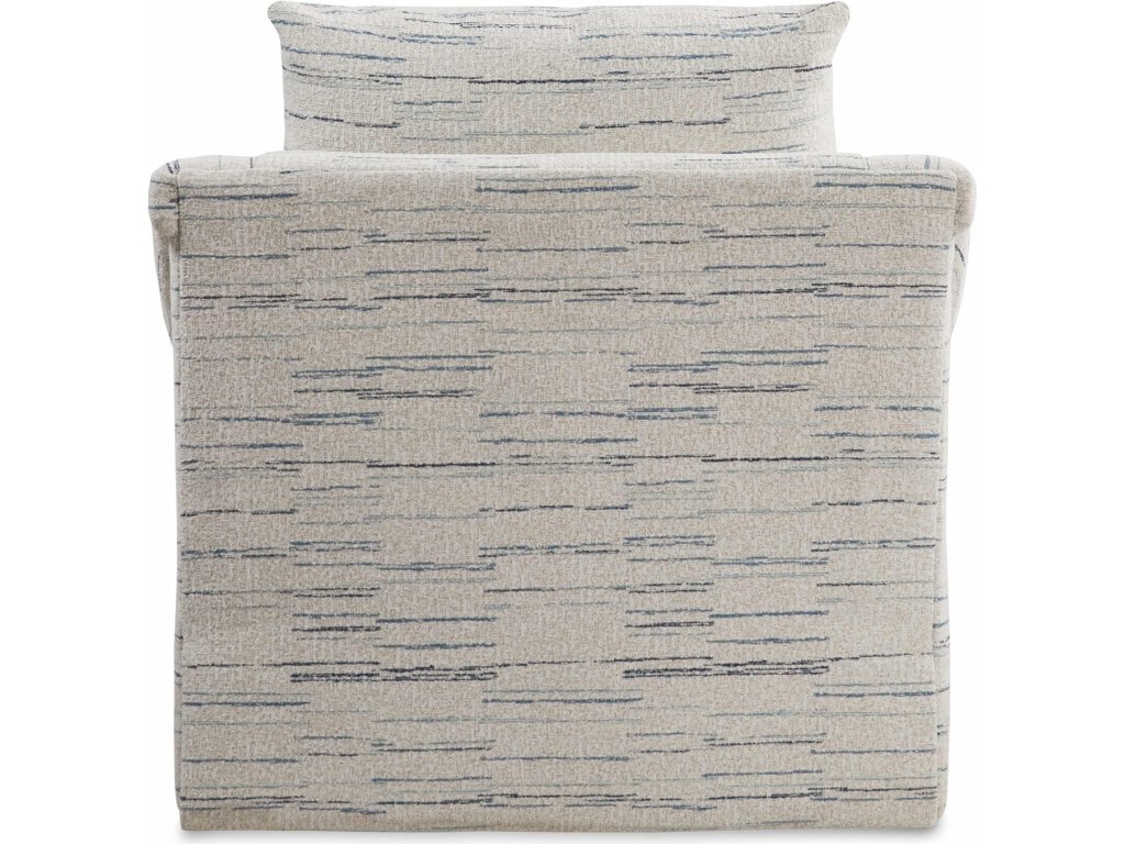 Emme Skirted Swivel Chair (Topstitch) - image 1