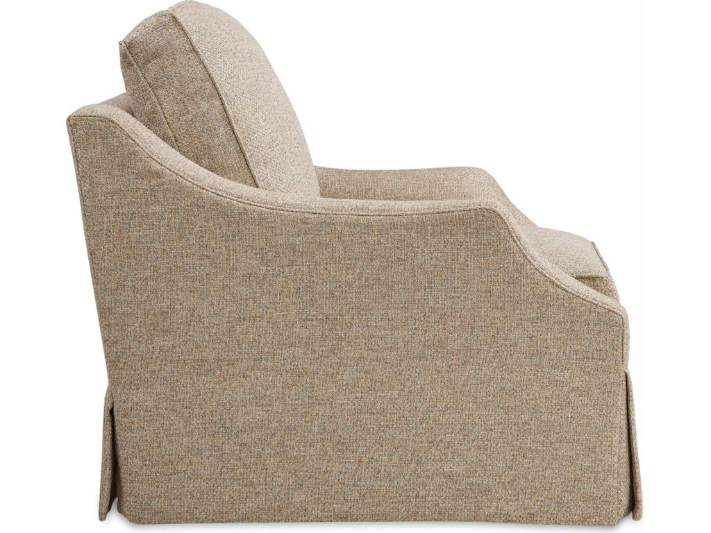 Bea Skirted Swivel Chair (Welt) - image 2
