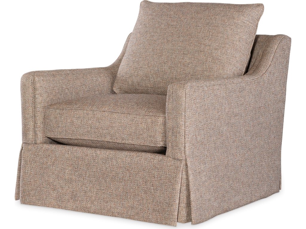 Nora Skirted Swivel Chair - image 3