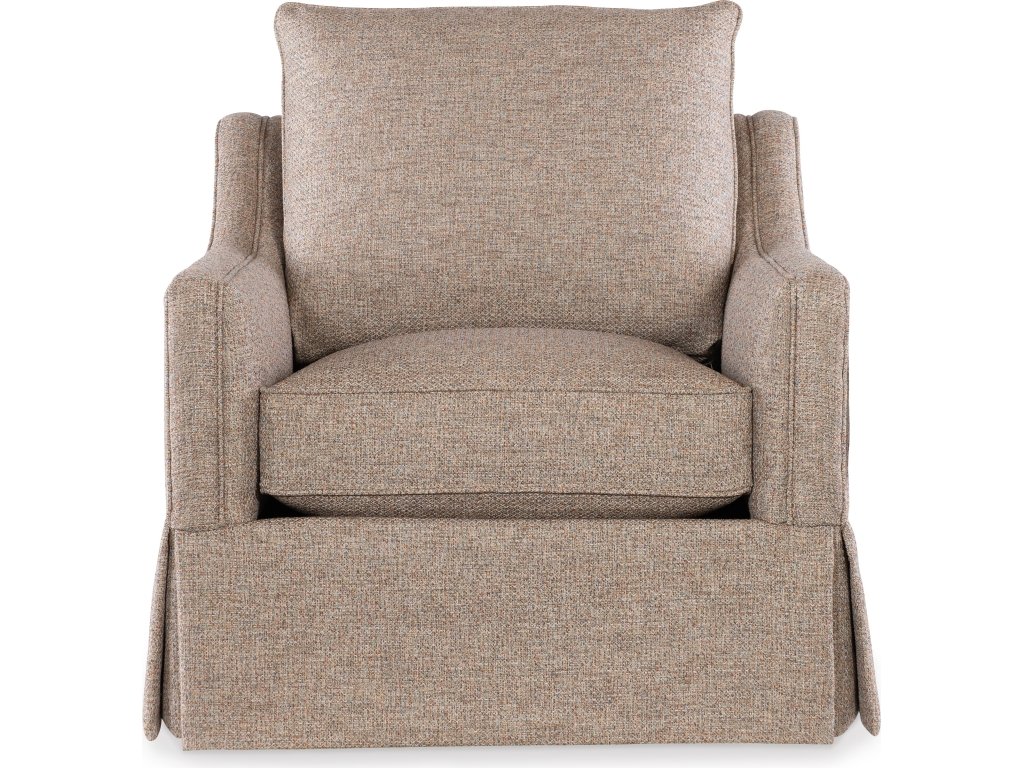Nora Skirted Swivel Chair - image 4