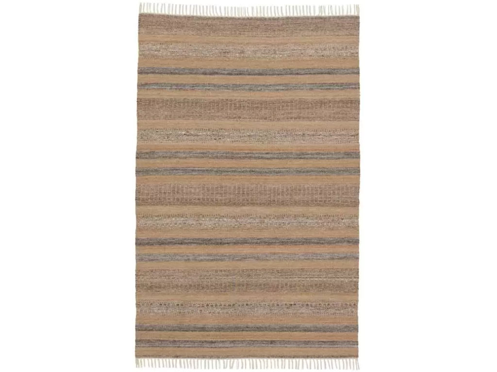 Tonal Stripe Taupe/Dove Indoor/Outdoor Rug Taupe - main image