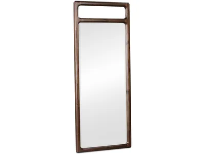 Sol Beveled Glass Floor Mirror in Brown Spce - Alternative View