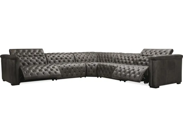 Savion Grandier 5 pc Sectional w/2 PWR Recline PWR Headrest