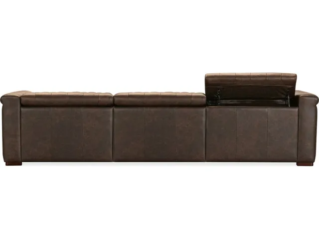 Savion Deux 3 Seat Sofa with Two Power Recliners and Three Power Headrests - Alternative View