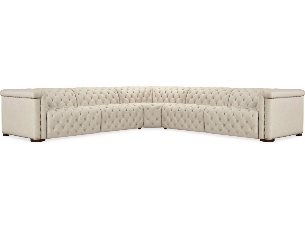 Savion Deux 5 Seat Sectional with Three Power Recliners and Six Power Headrests - main image