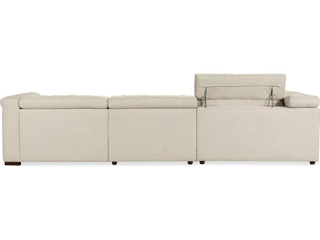Savion Deux 5 Seat Sectional with Four Power Recliners and Six Power Headrests - Alternative View