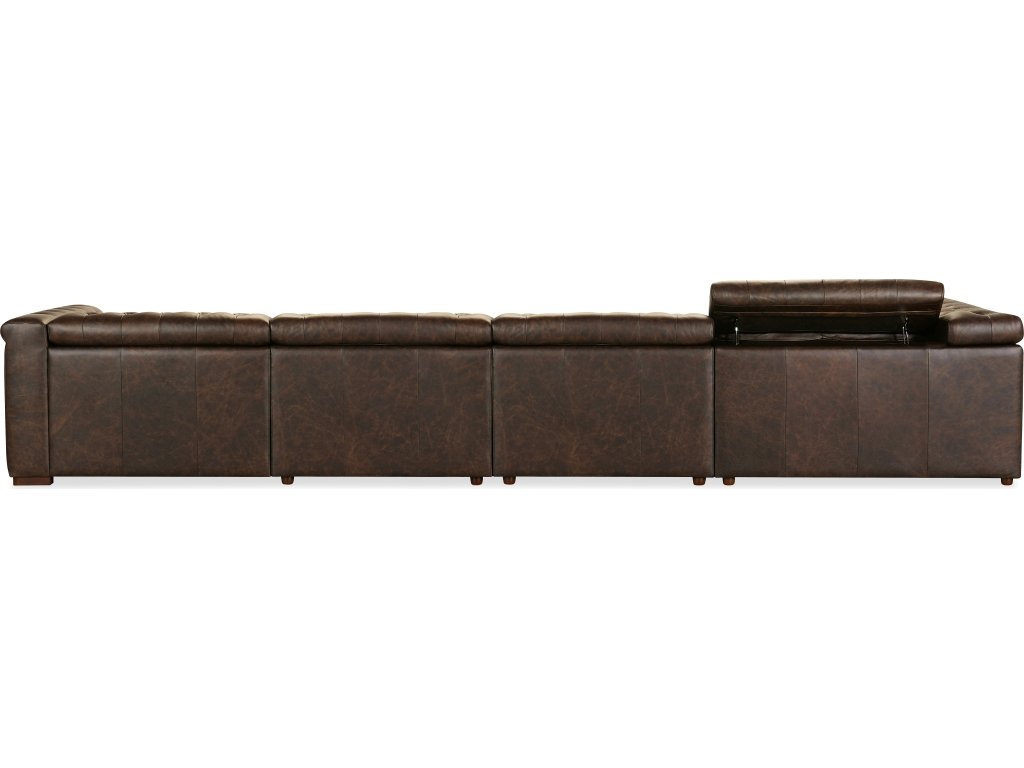 Savion Deux 6 Seat Sectional with Three Power Recliners and Seven Power Headrests - image 3