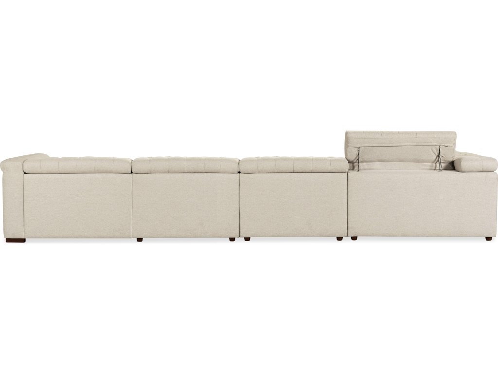 Savion Deux 6 Seat Sectional with Four Power Recliners and Seven Power Headrests - image 5