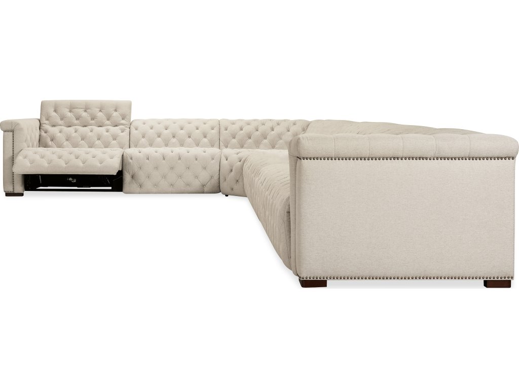 Savion Deux 6 Seat Sectional with Four Power Recliners and Seven Power Headrests - image 2