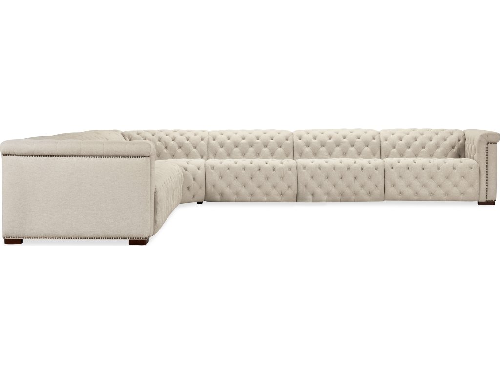 Savion Deux 6 Seat Sectional with Four Power Recliners and Seven Power Headrests - image 3