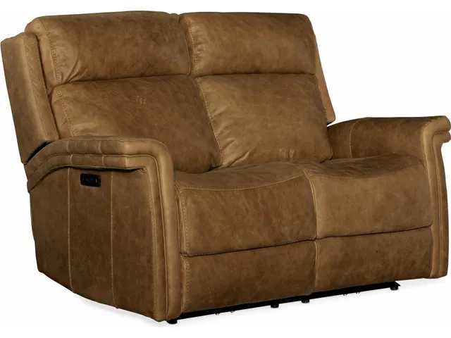 Poise Power Recliner Loveseat w/ Power Headrest