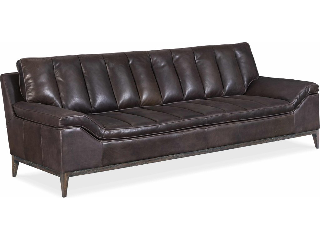 Kandor Leather Stationary Sofa - main image