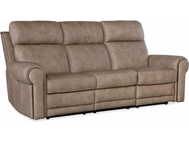 Duncan Power Sofa w/Power Headrest & Lumbar