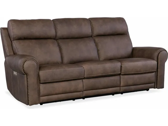 Duncan Power Sofa w/Power Headrest & Lumbar