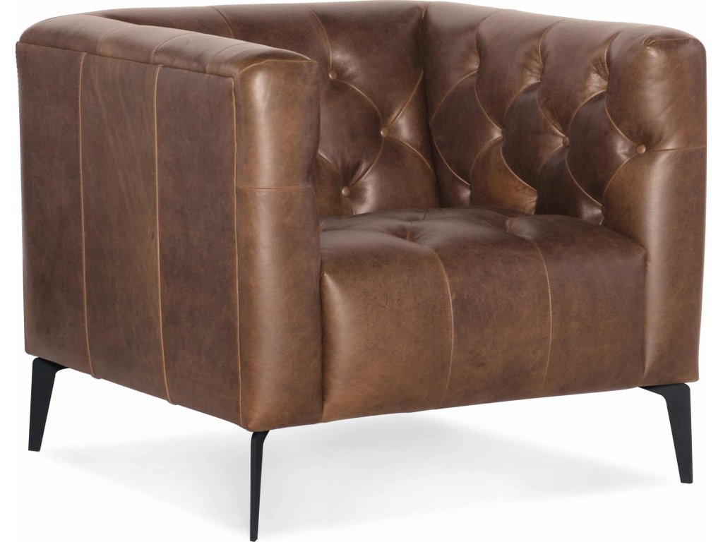 Nicolla Leather Stationary Chair - main image