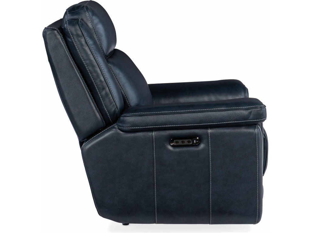 Montel Lay Flat Power Recliner with Power Headrest & Lumbar - image 4