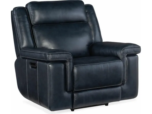 Montel Lay Flat Power Recliner with Power Headrest & Lumbar