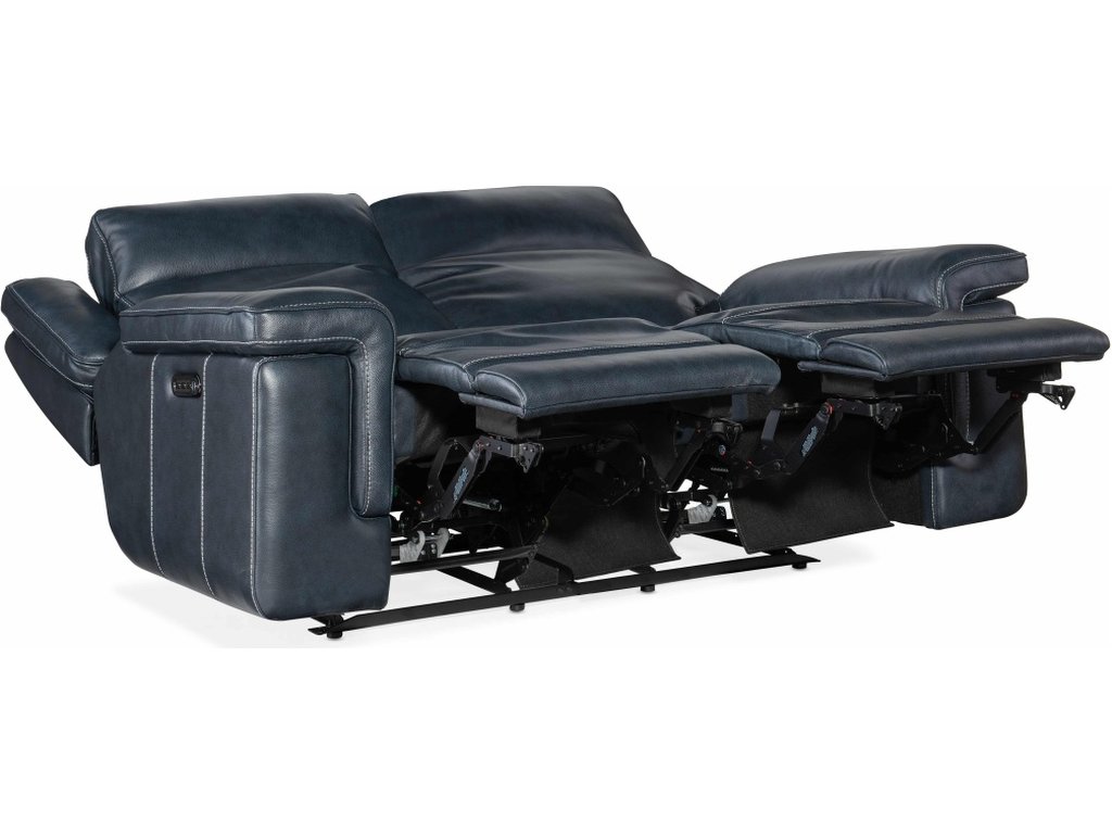 Montel Lay Flat Power Loveseat with Power Headrest & Lumbar - image 2