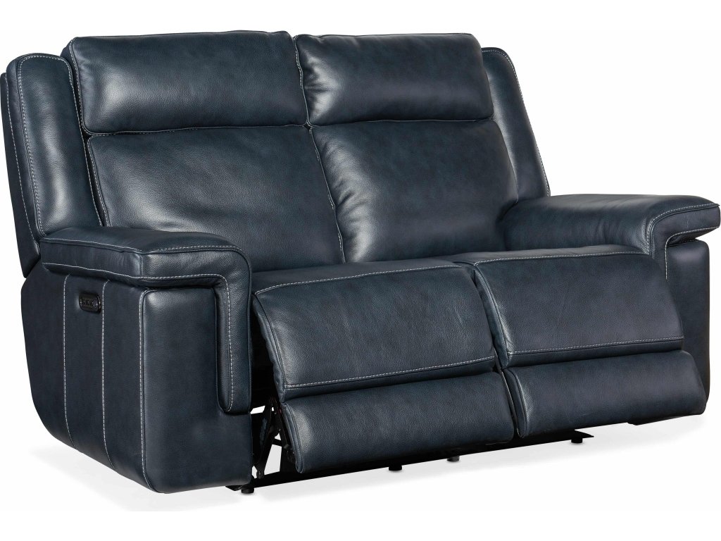 Montel Lay Flat Power Loveseat with Power Headrest & Lumbar - image 3