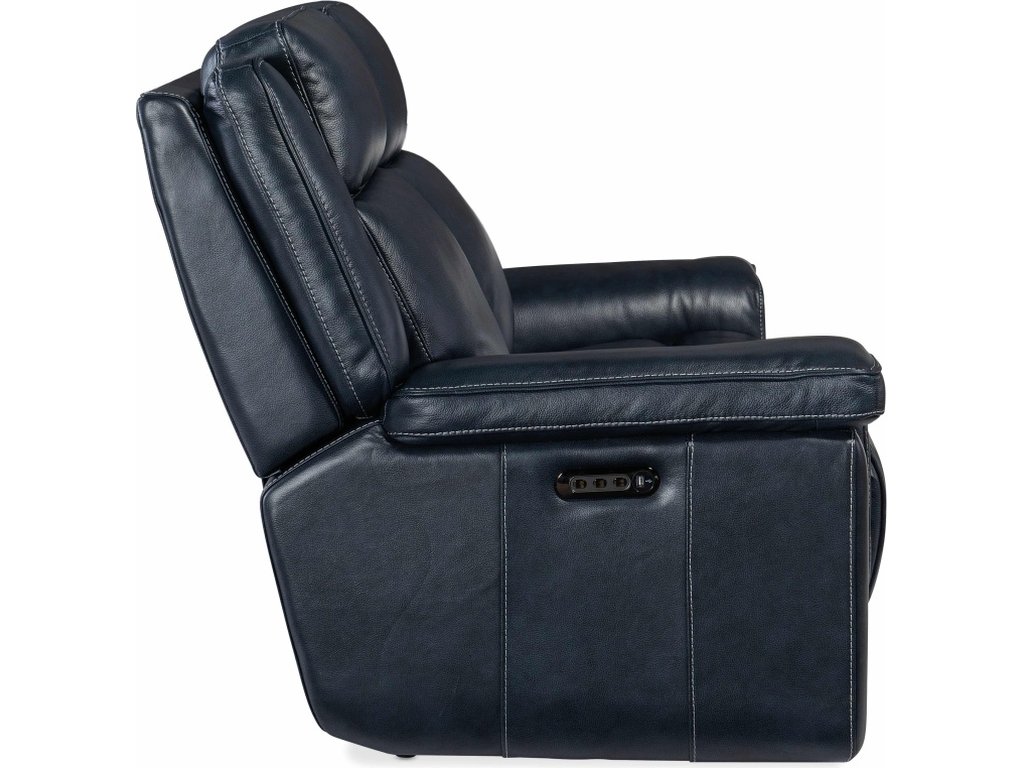 Montel Lay Flat Power Loveseat with Power Headrest & Lumbar - image 4